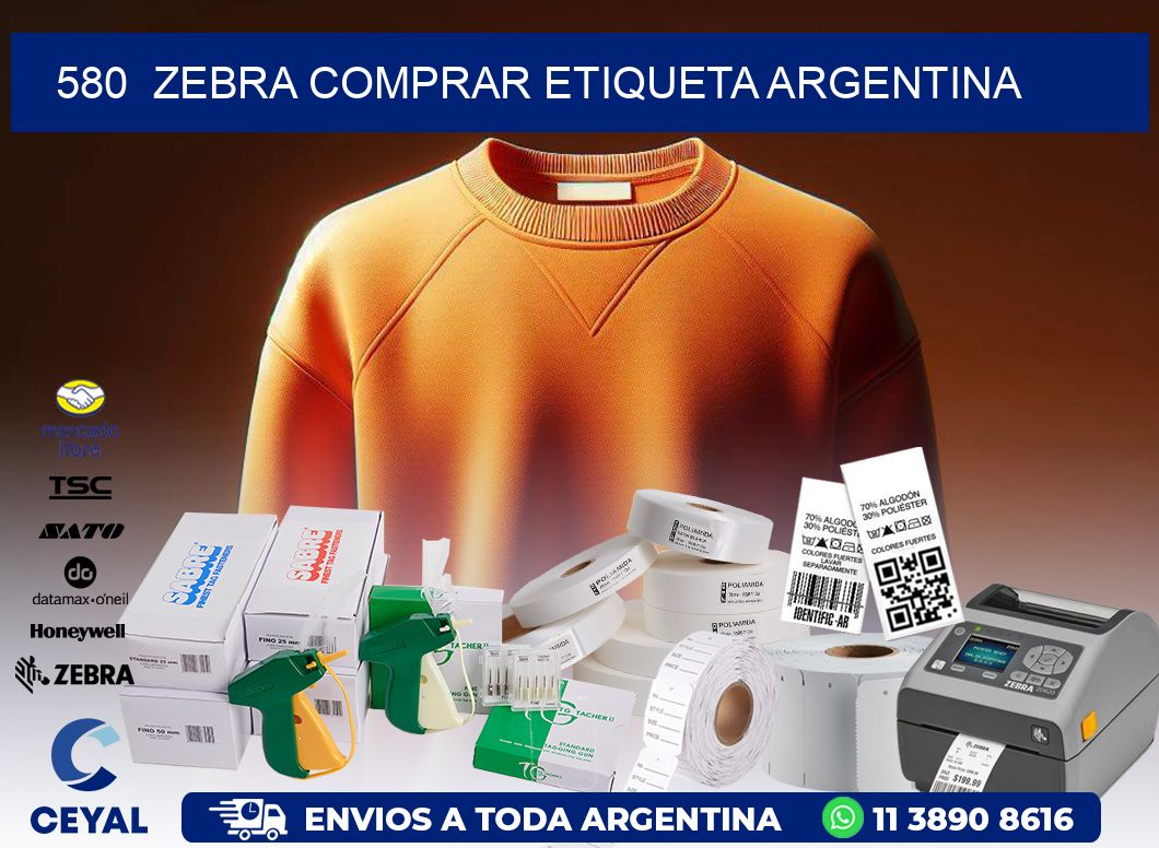 580  ZEBRA COMPRAR ETIQUETA ARGENTINA