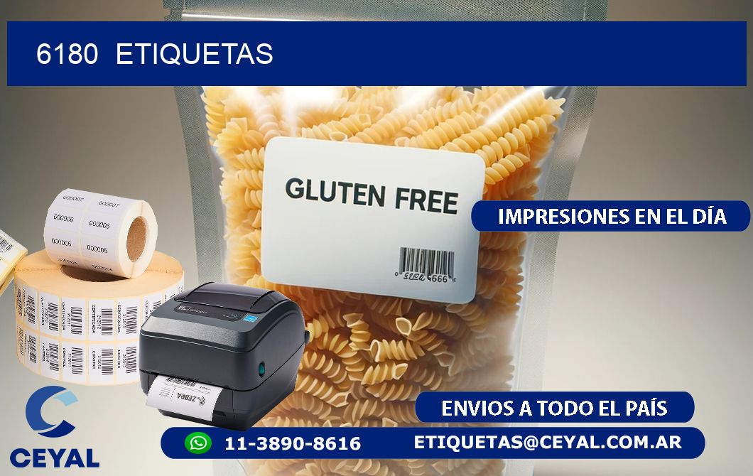 6180  ETIQUETAS
