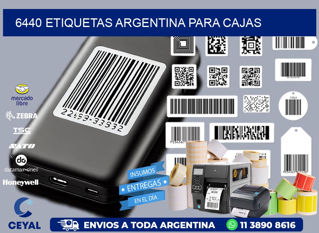 6440 ETIQUETAS ARGENTINA PARA CAJAS