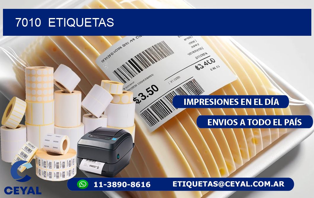 7010 ETIQUETAS
