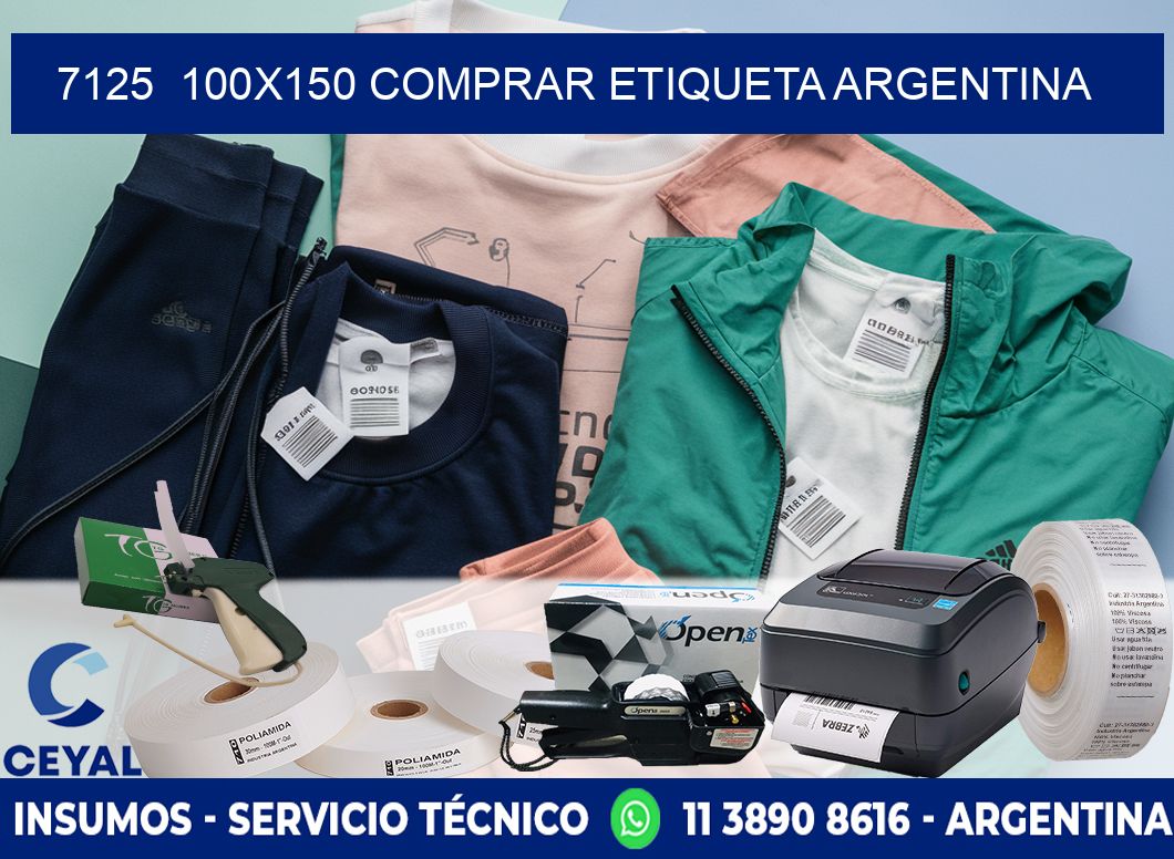 7125 100X150 COMPRAR ETIQUETA ARGENTINA