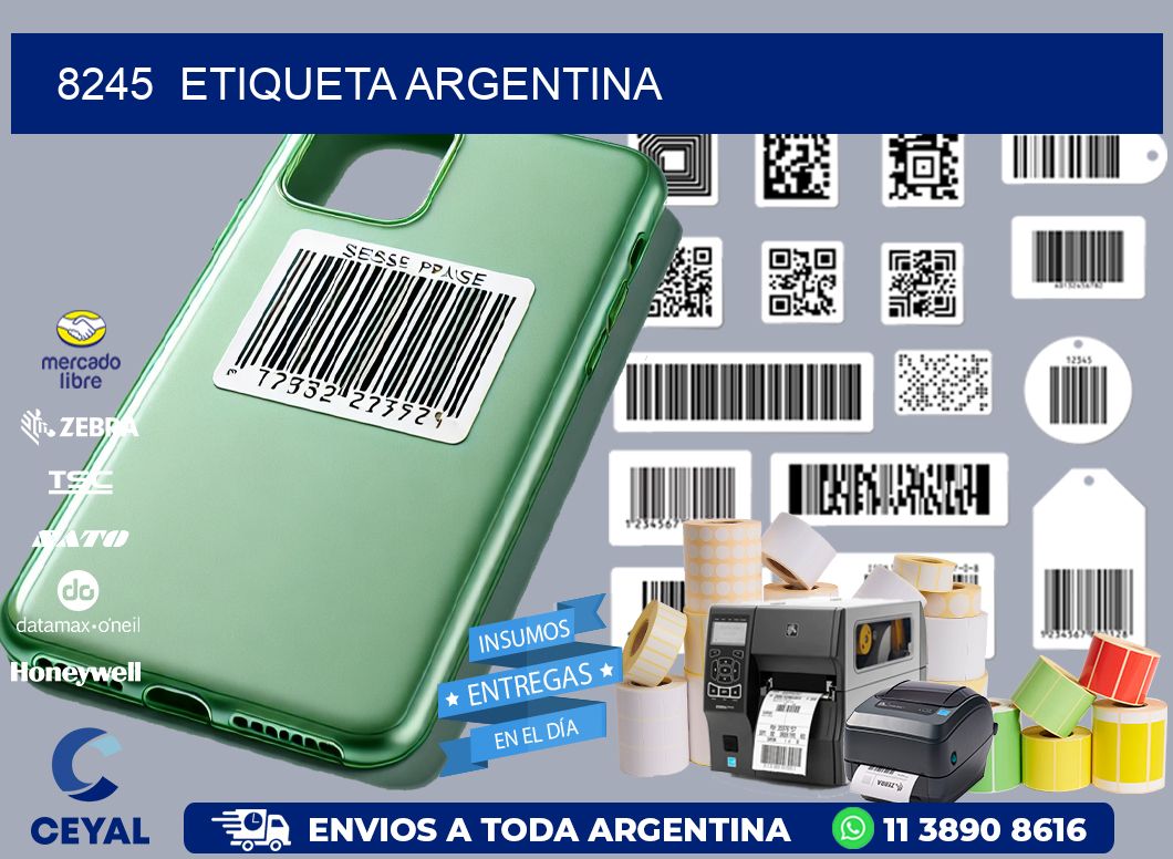 8245  ETIQUETA ARGENTINA