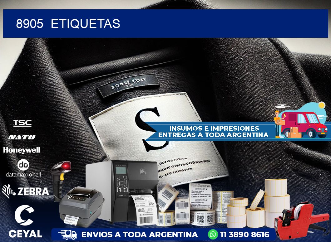 8905 ETIQUETAS