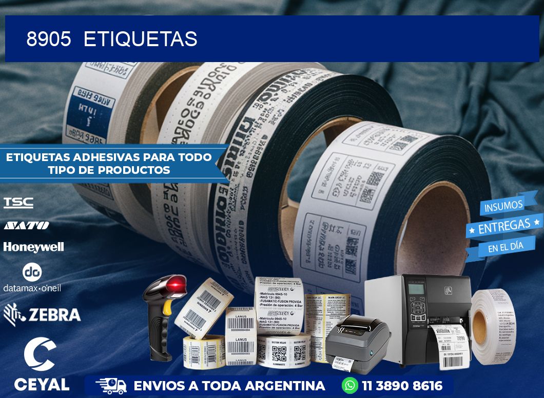 8905 ETIQUETAS