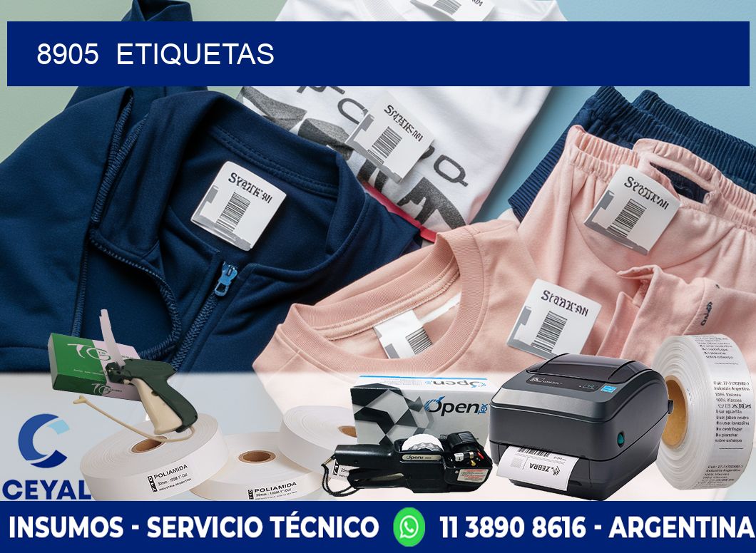 8905  ETIQUETAS