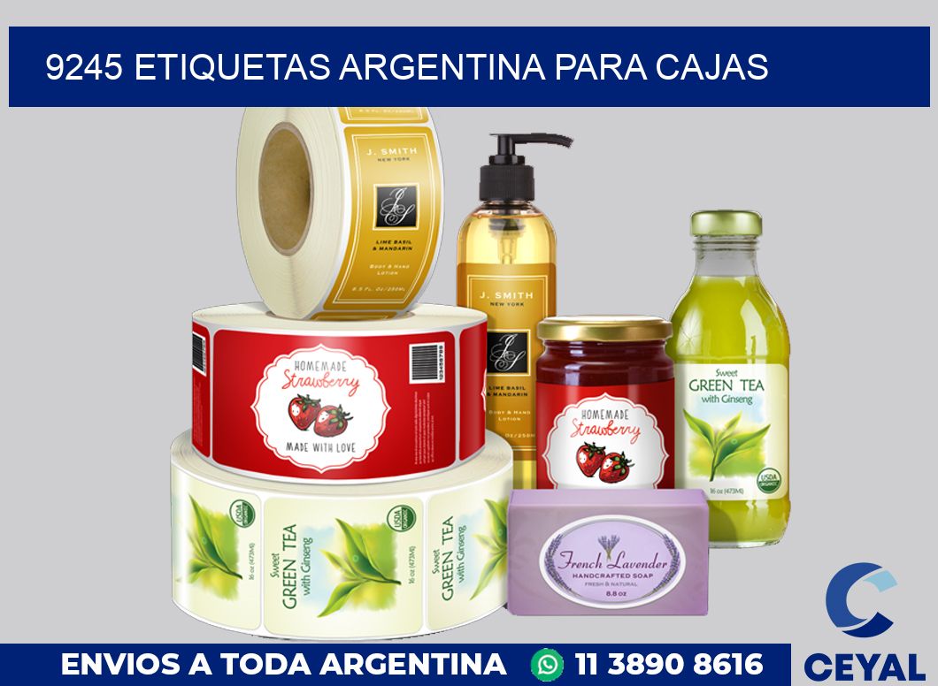 9245 ETIQUETAS ARGENTINA PARA CAJAS