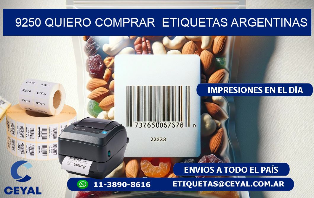 9250 QUIERO COMPRAR ETIQUETAS ARGENTINAS