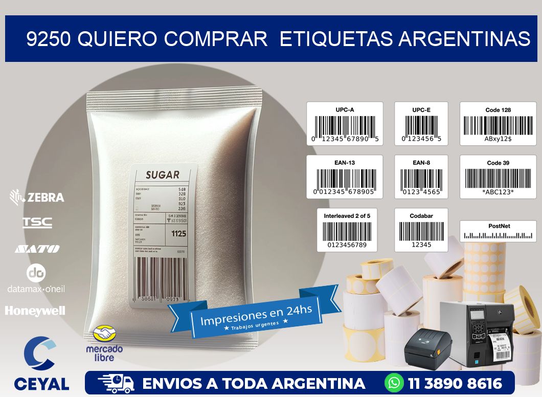 9250 QUIERO COMPRAR ETIQUETAS ARGENTINAS