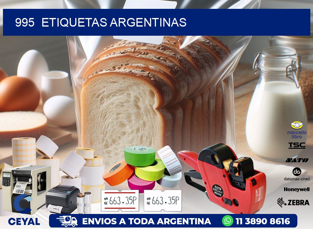 995 ETIQUETAS ARGENTINAS