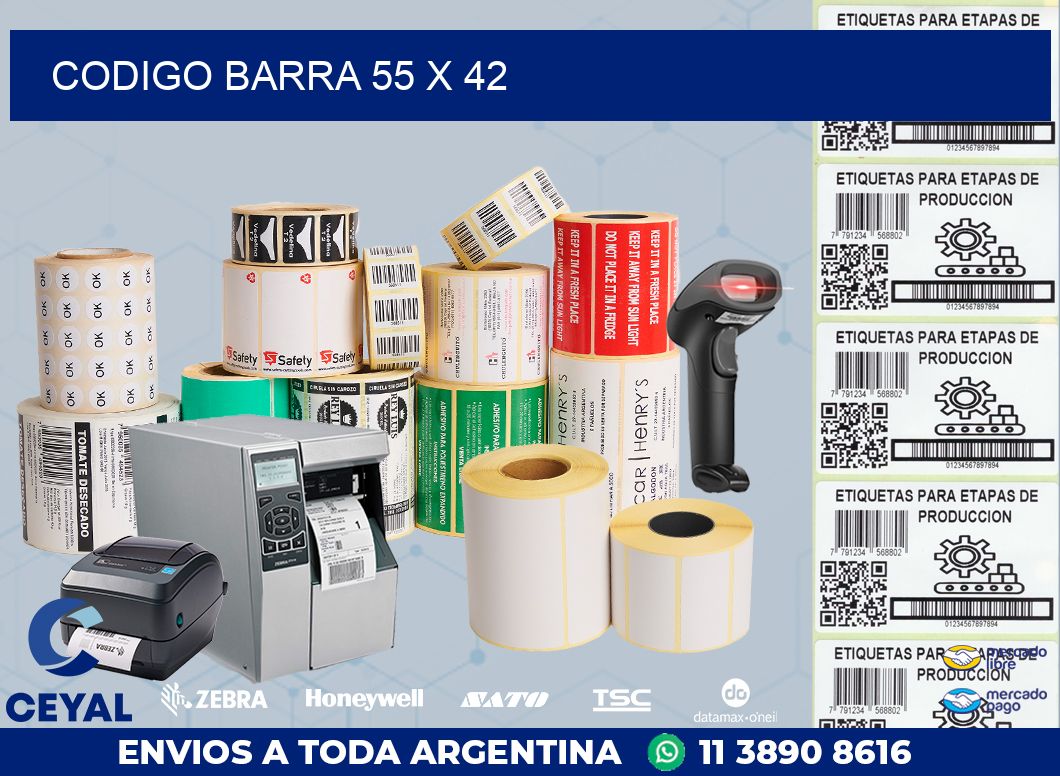 CODIGO BARRA 55 x 42