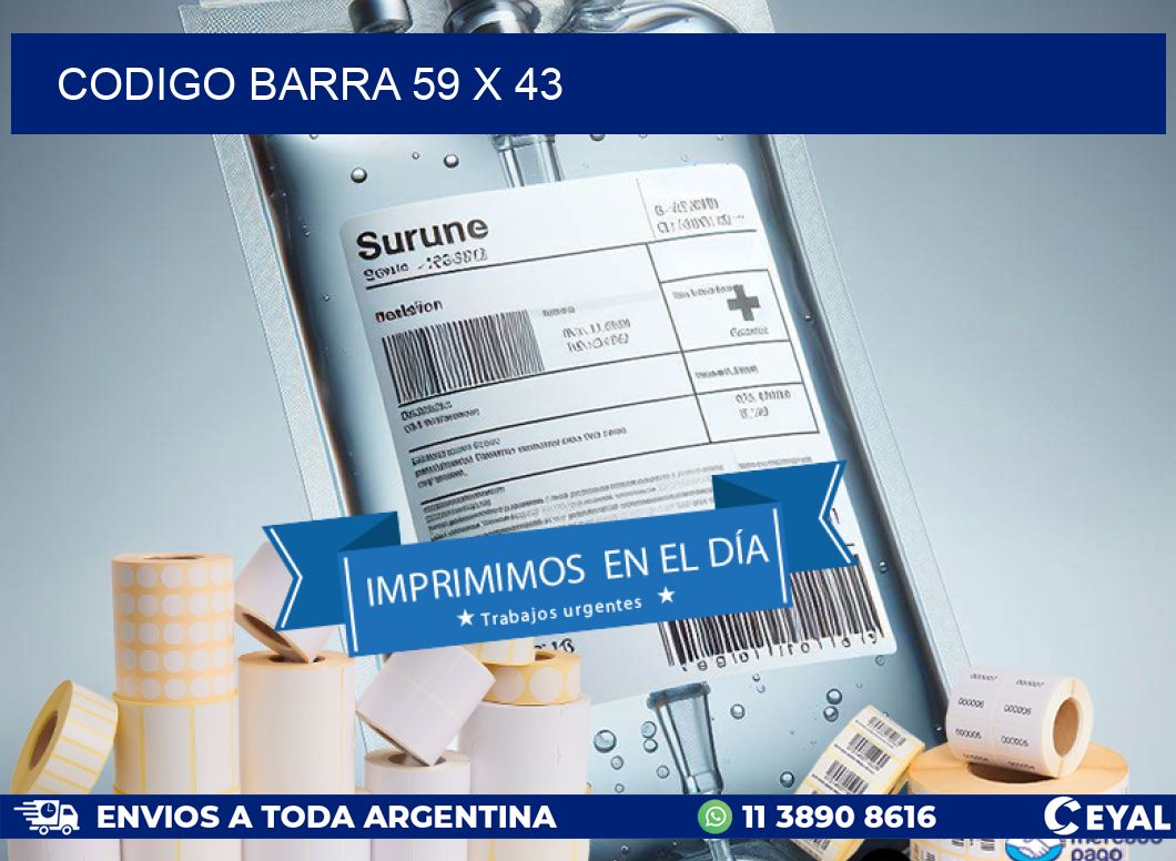 CODIGO BARRA 59 x 43