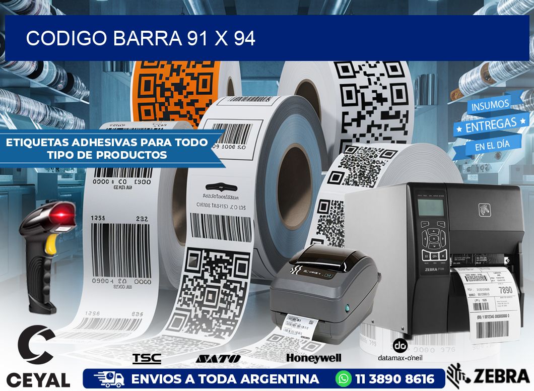 CODIGO BARRA 91 x 94