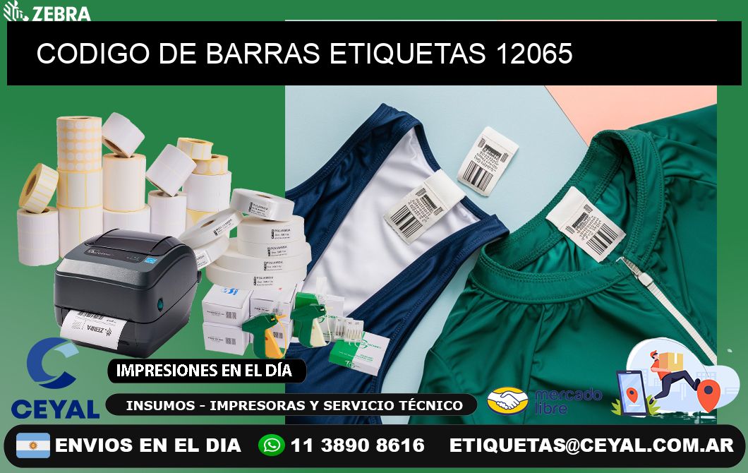 CODIGO DE BARRAS ETIQUETAS 12065