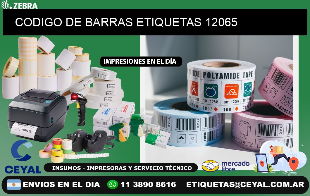CODIGO DE BARRAS ETIQUETAS 12065