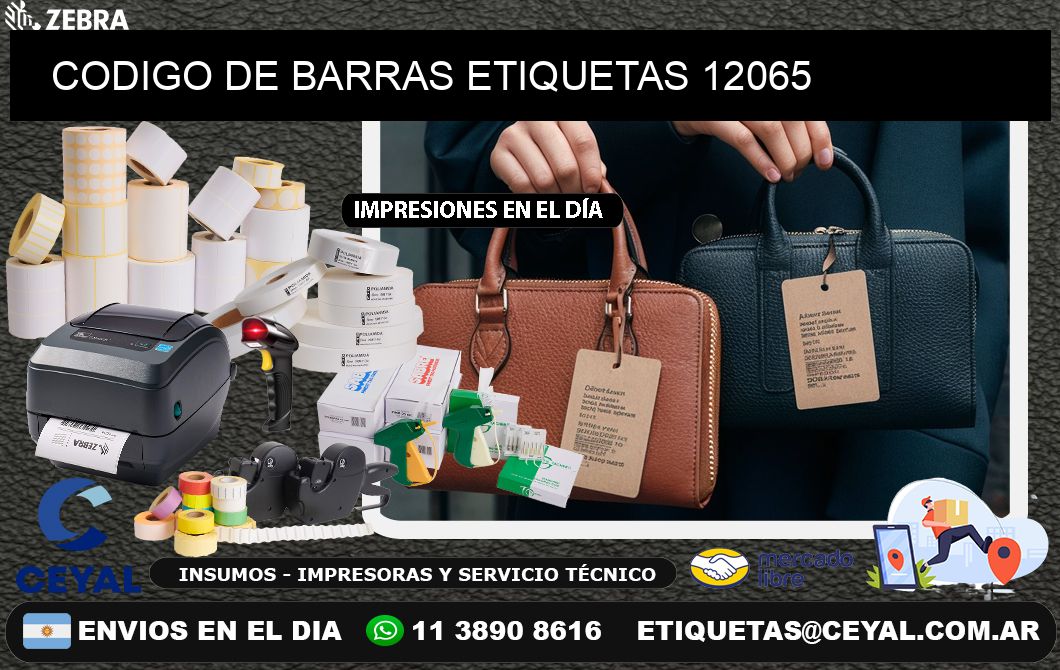 CODIGO DE BARRAS ETIQUETAS 12065