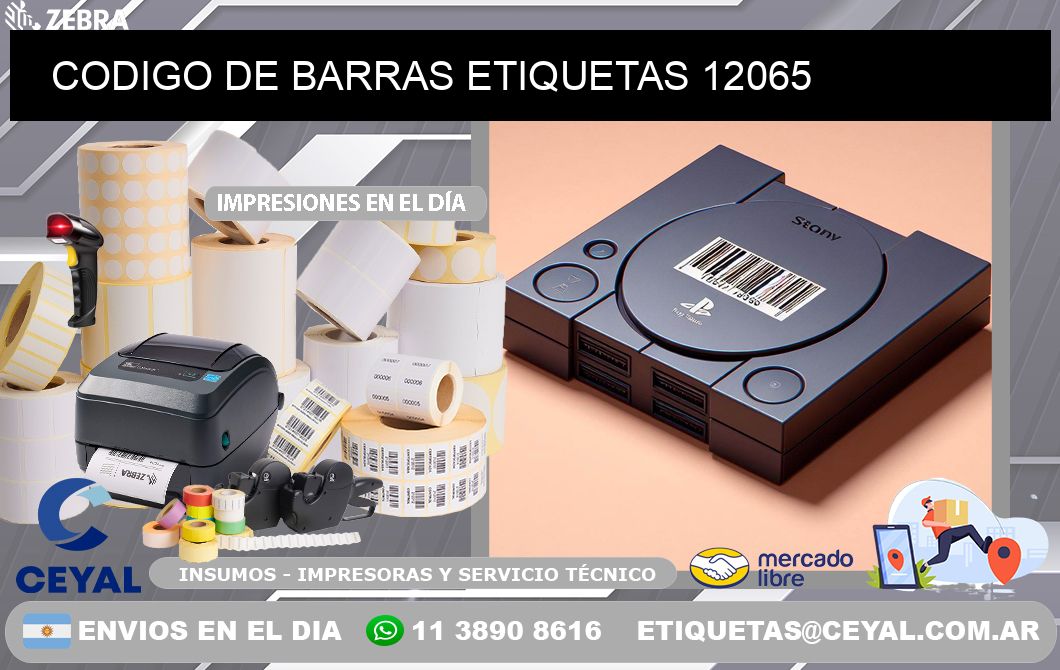 CODIGO DE BARRAS ETIQUETAS 12065