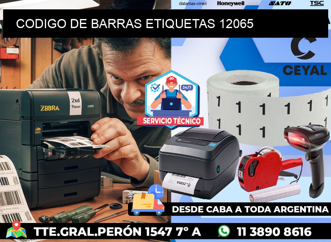 CODIGO DE BARRAS ETIQUETAS 12065