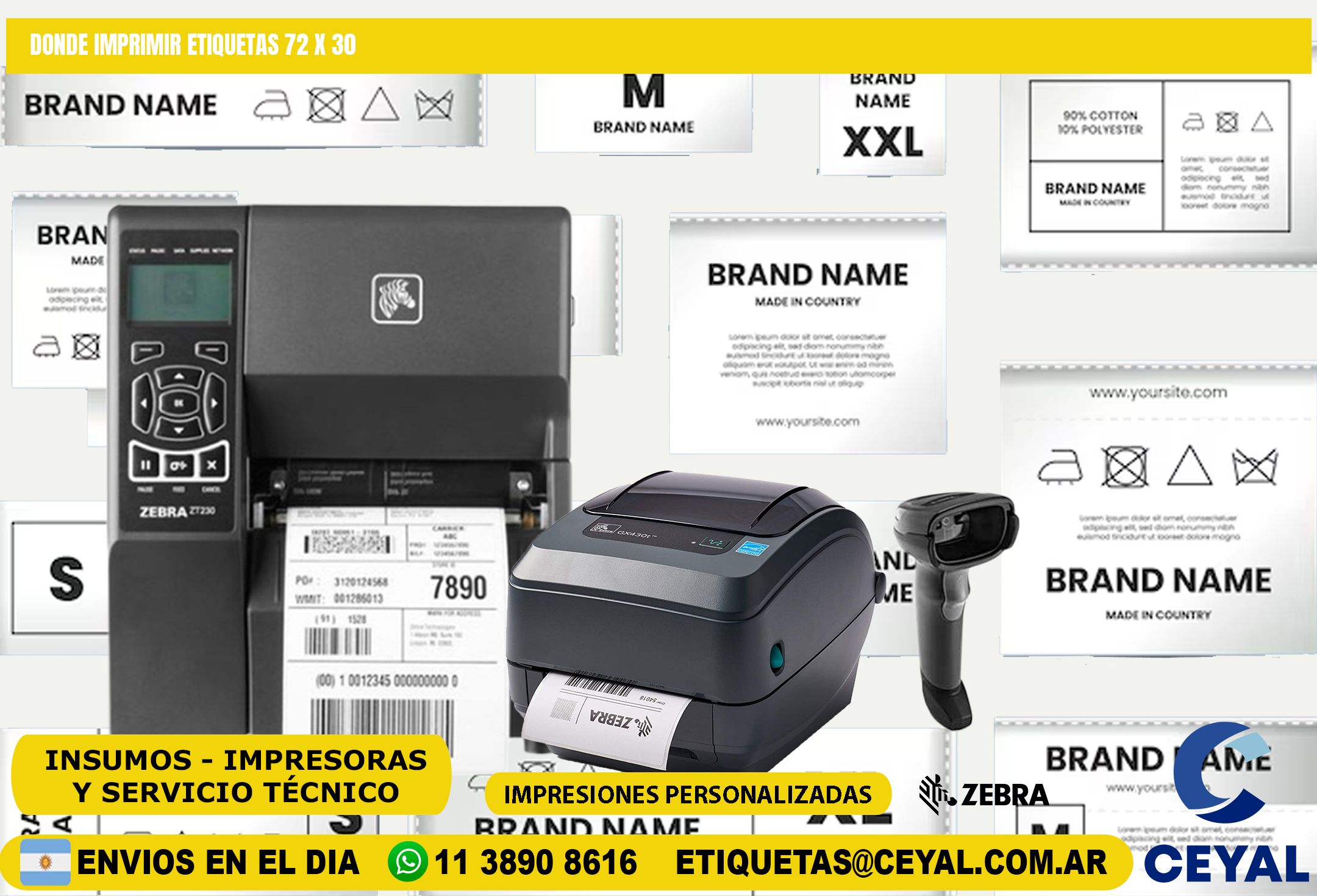 DONDE IMPRIMIR ETIQUETAS 72 x 30