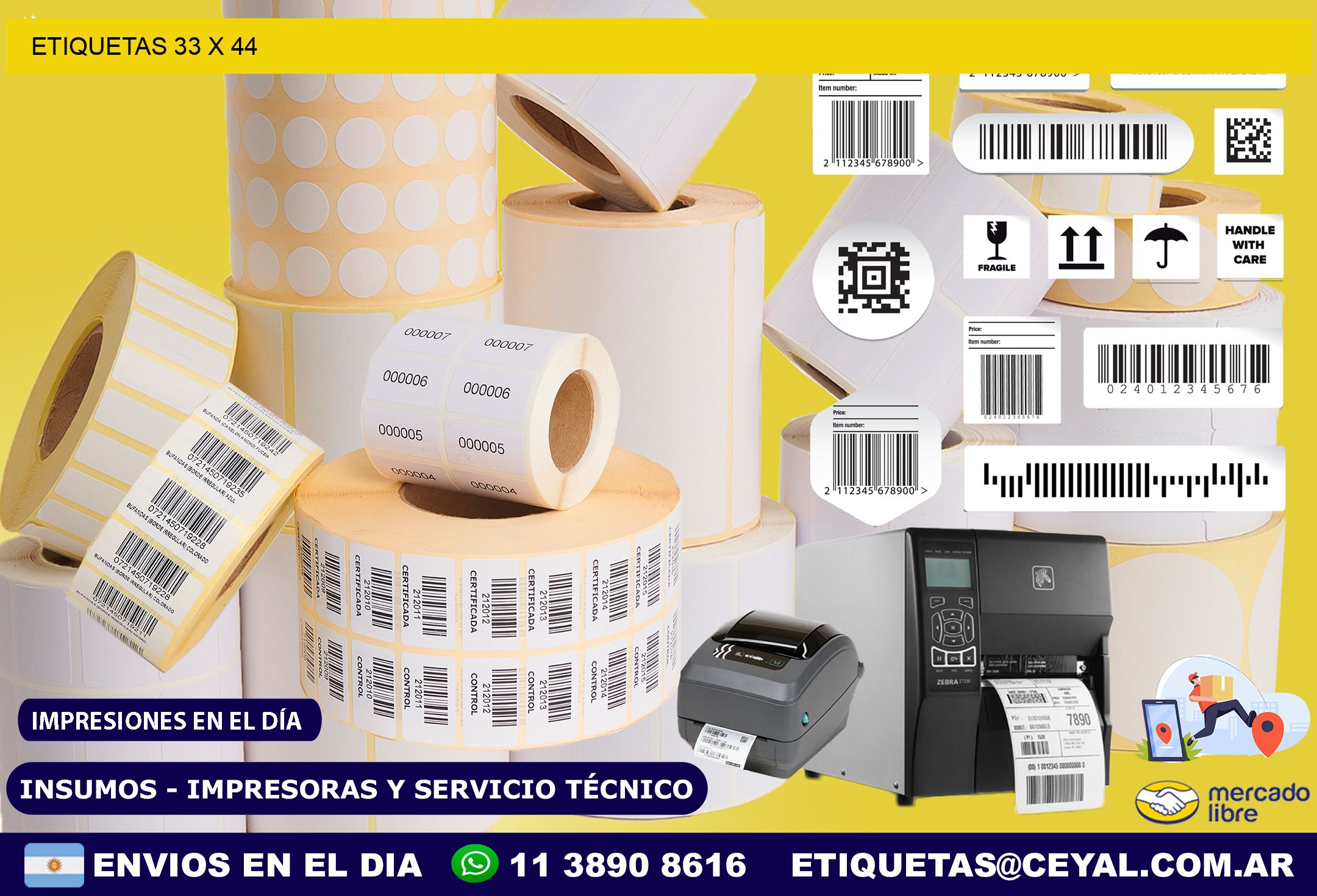 ETIQUETAS 33 x 44