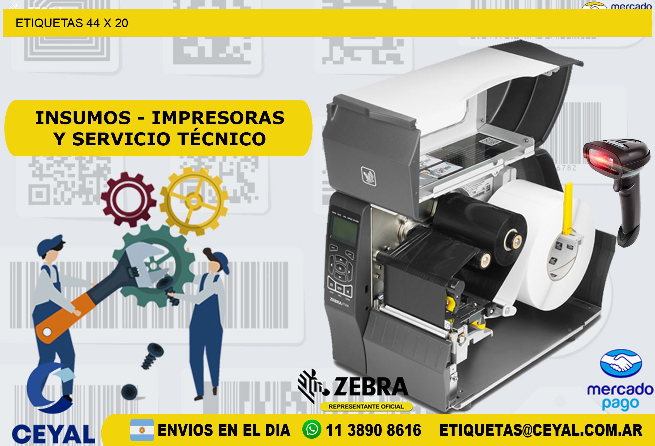 ETIQUETAS 44 x 20