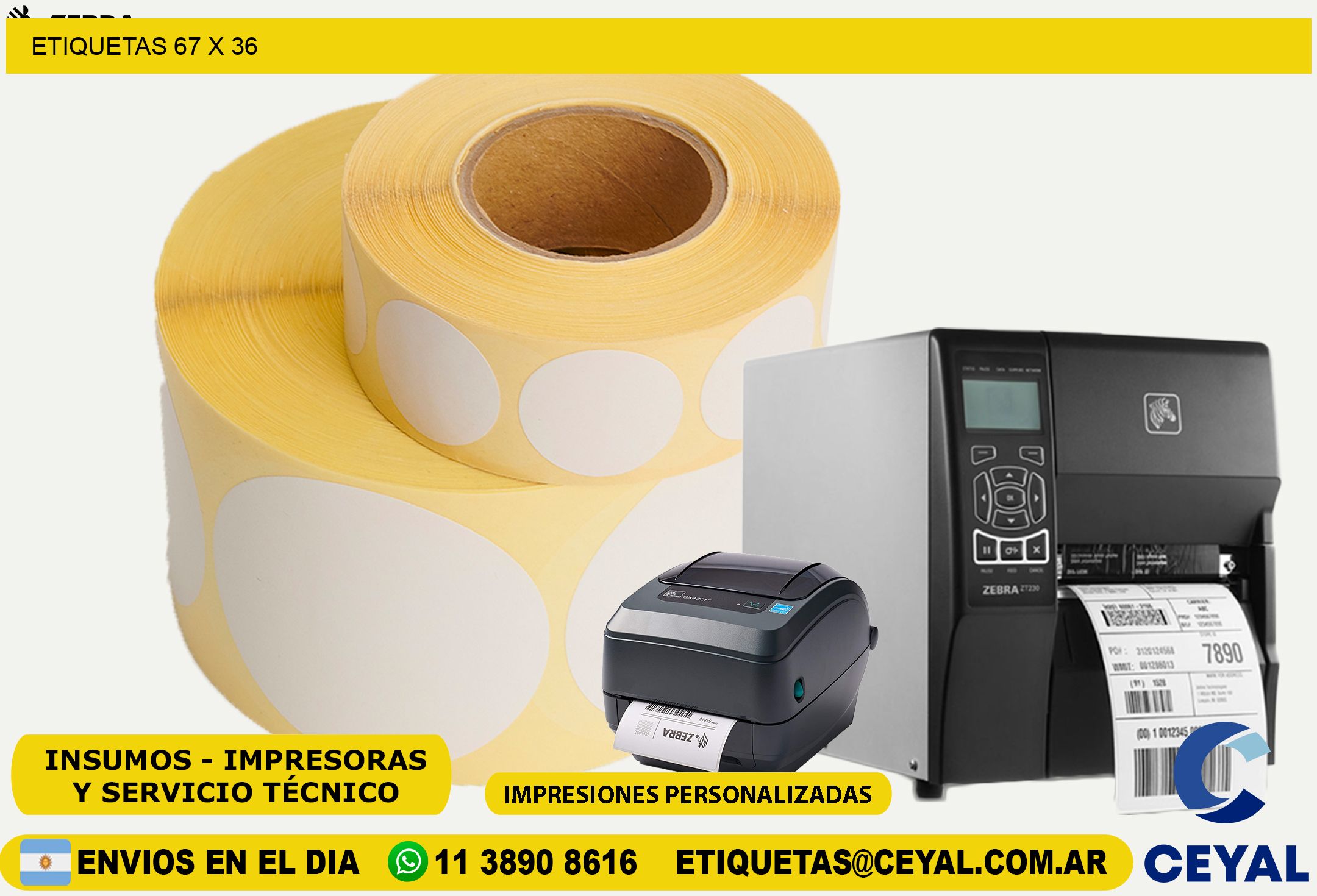 ETIQUETAS 67 x 36
