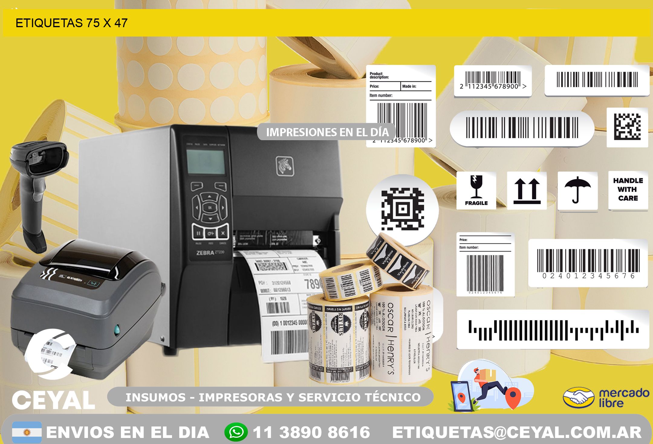 ETIQUETAS 75 x 47