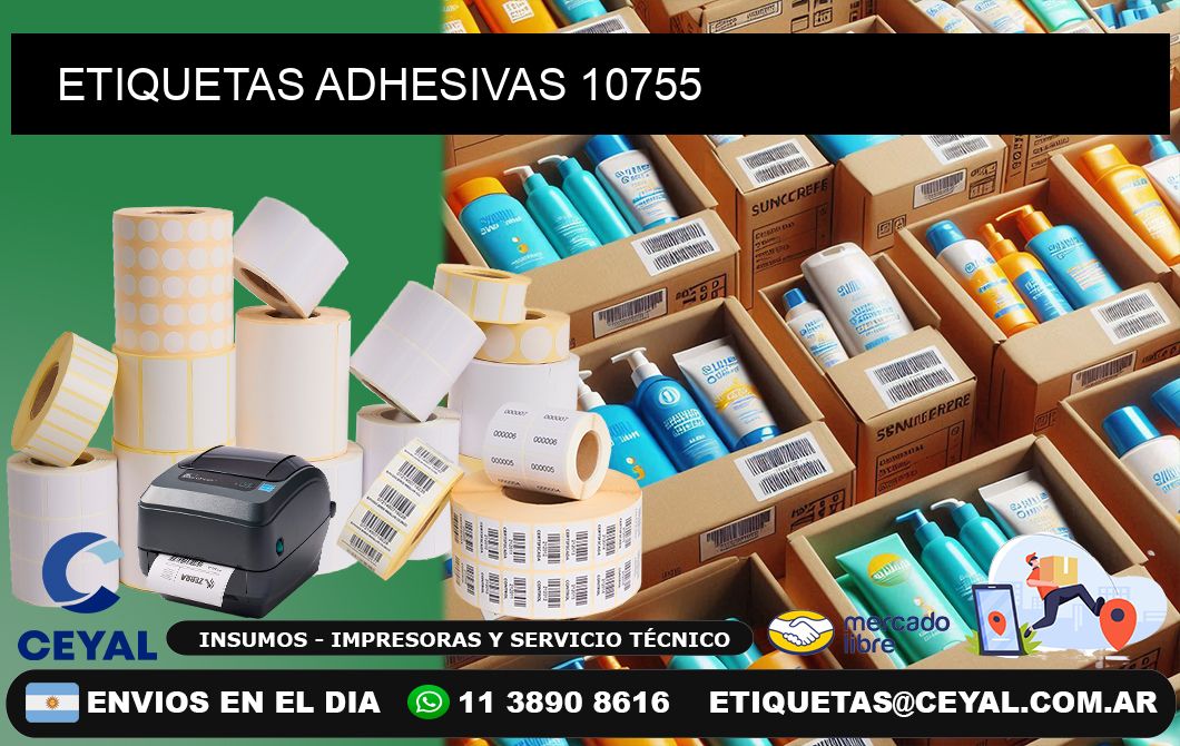ETIQUETAS ADHESIVAS 10755