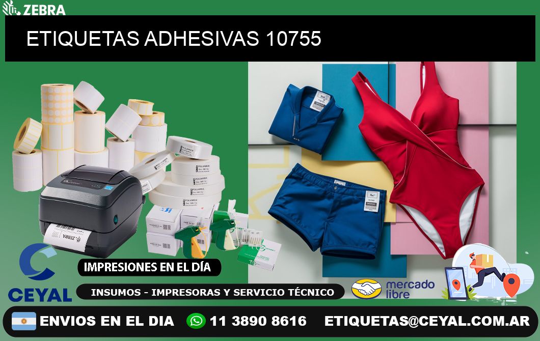 ETIQUETAS ADHESIVAS 10755