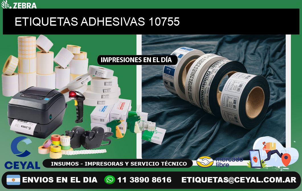 ETIQUETAS ADHESIVAS 10755