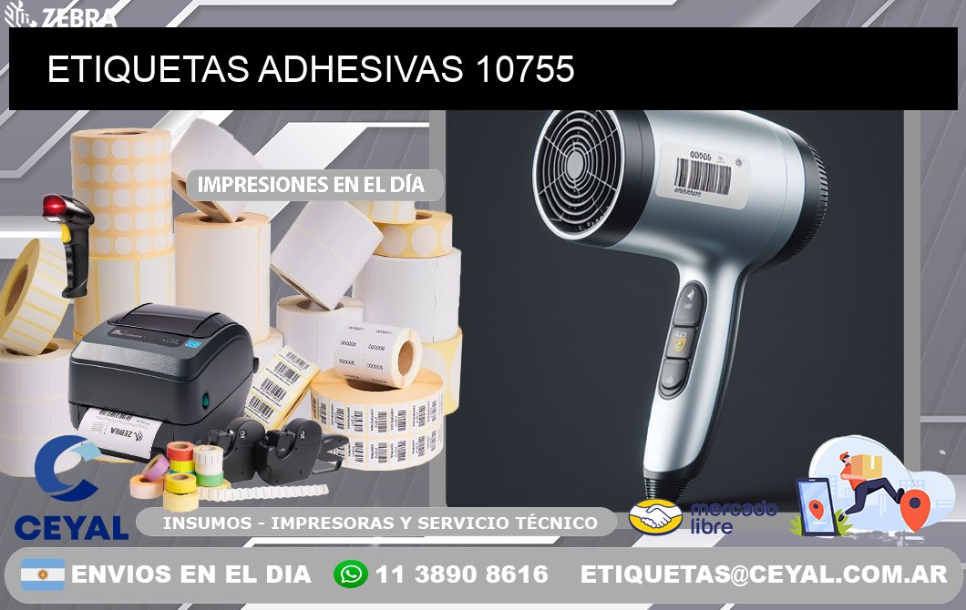ETIQUETAS ADHESIVAS 10755