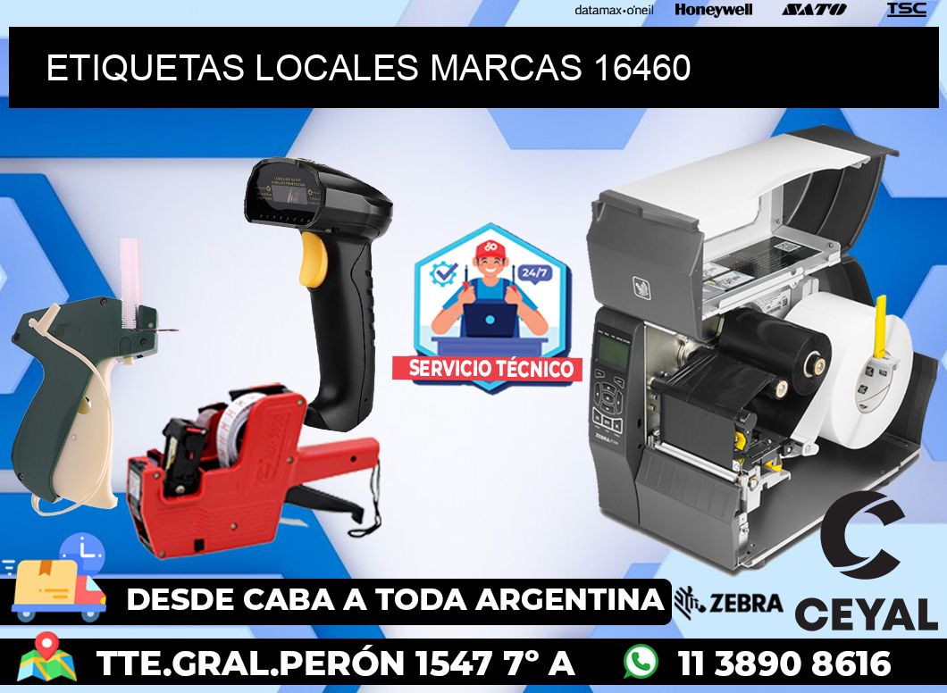 ETIQUETAS LOCALES MARCAS 16460