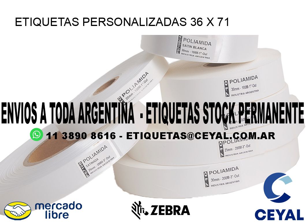 ETIQUETAS PERSONALIZADAS 36 x 71