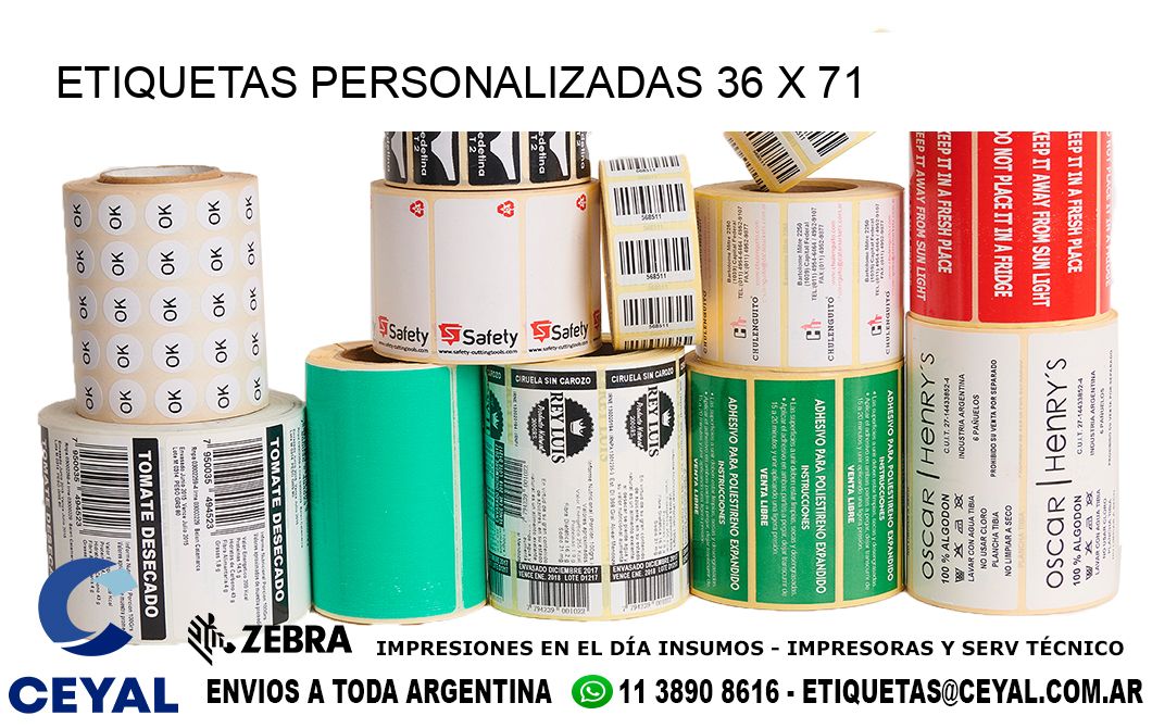 ETIQUETAS PERSONALIZADAS 36 x 71