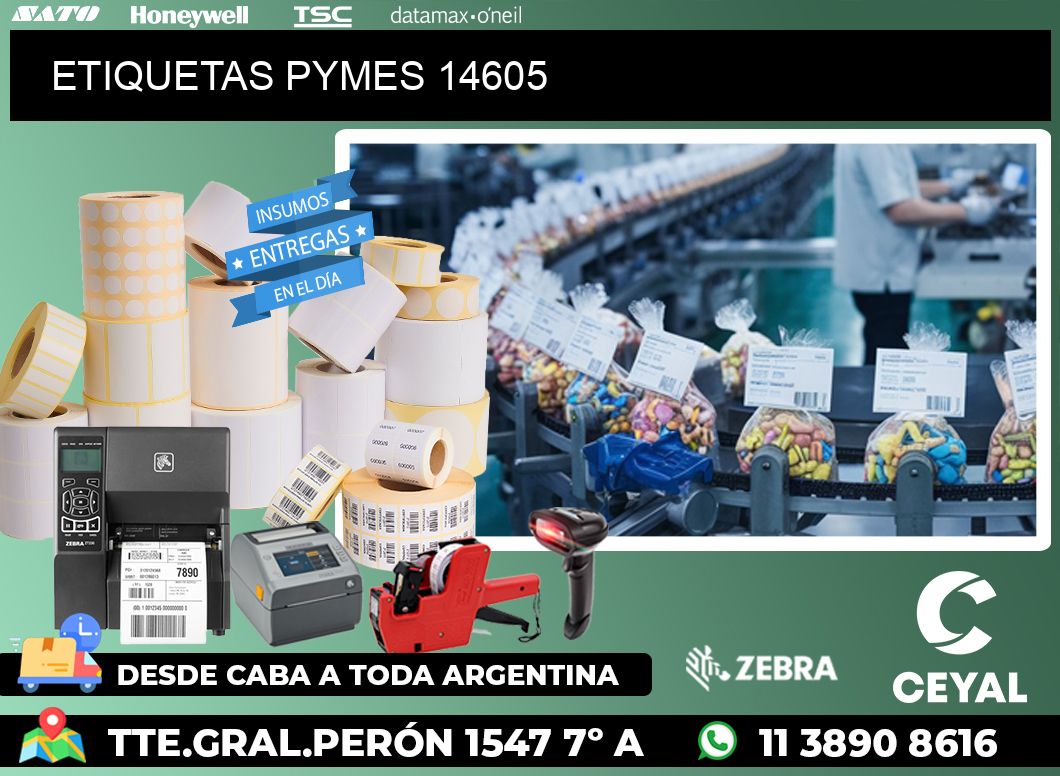 ETIQUETAS PYMES 14605