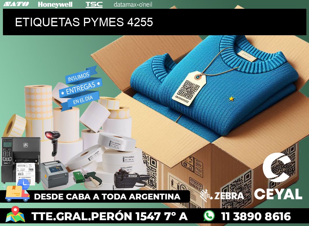 ETIQUETAS PYMES 4255