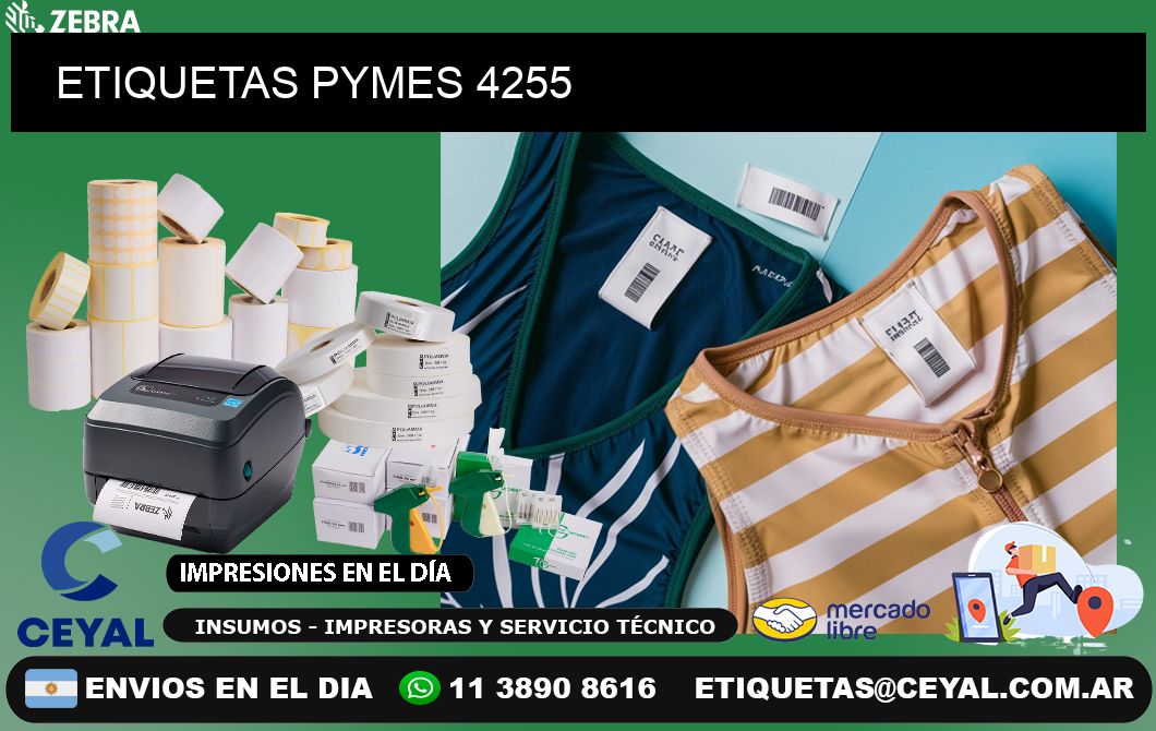 ETIQUETAS PYMES 4255