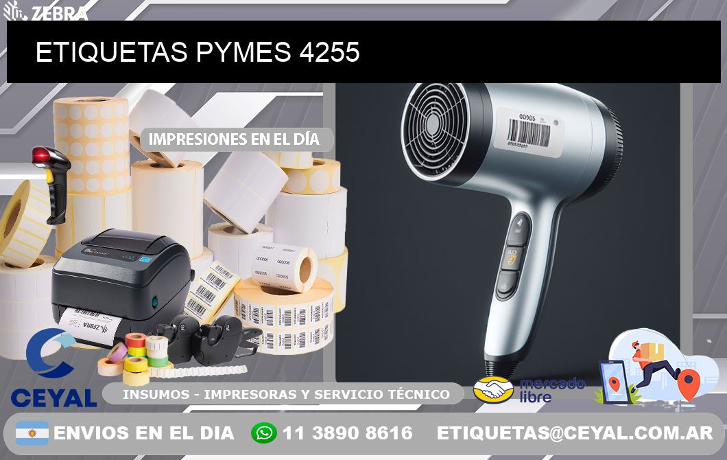 ETIQUETAS PYMES 4255
