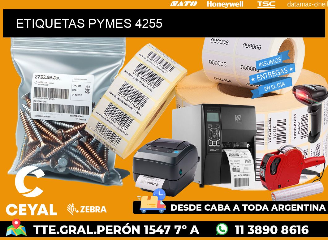 ETIQUETAS PYMES 4255