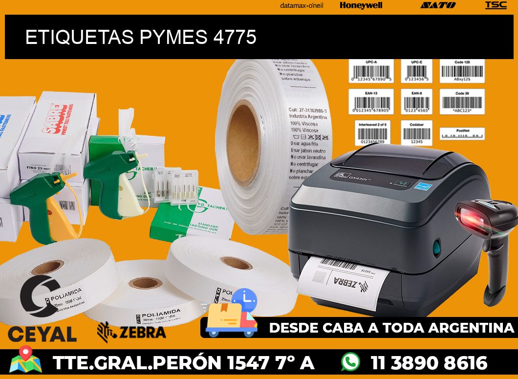 ETIQUETAS PYMES 4775