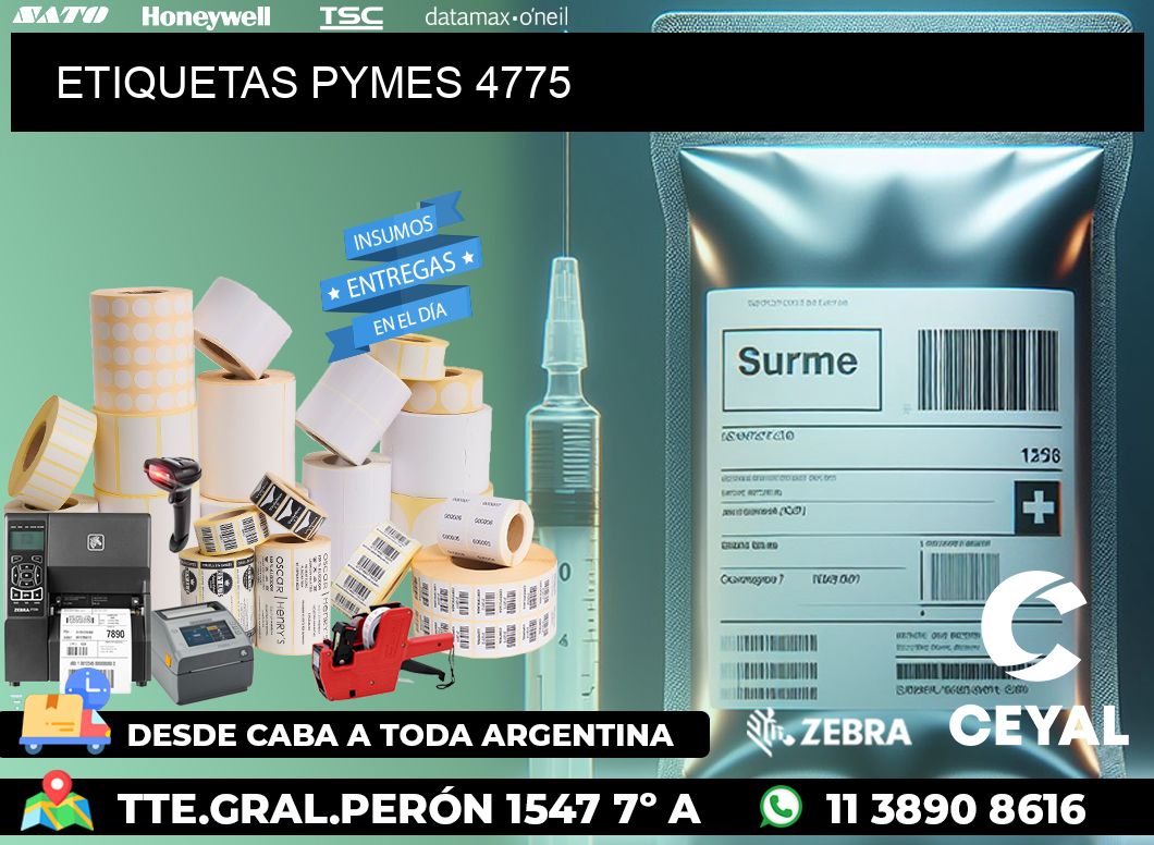 ETIQUETAS PYMES 4775