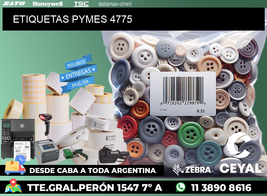 ETIQUETAS PYMES 4775