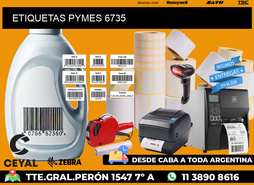 ETIQUETAS PYMES 6735