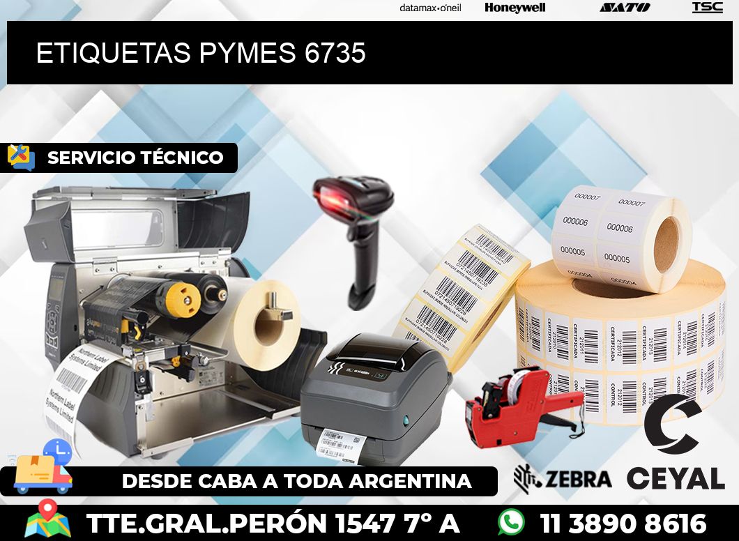 ETIQUETAS PYMES 6735
