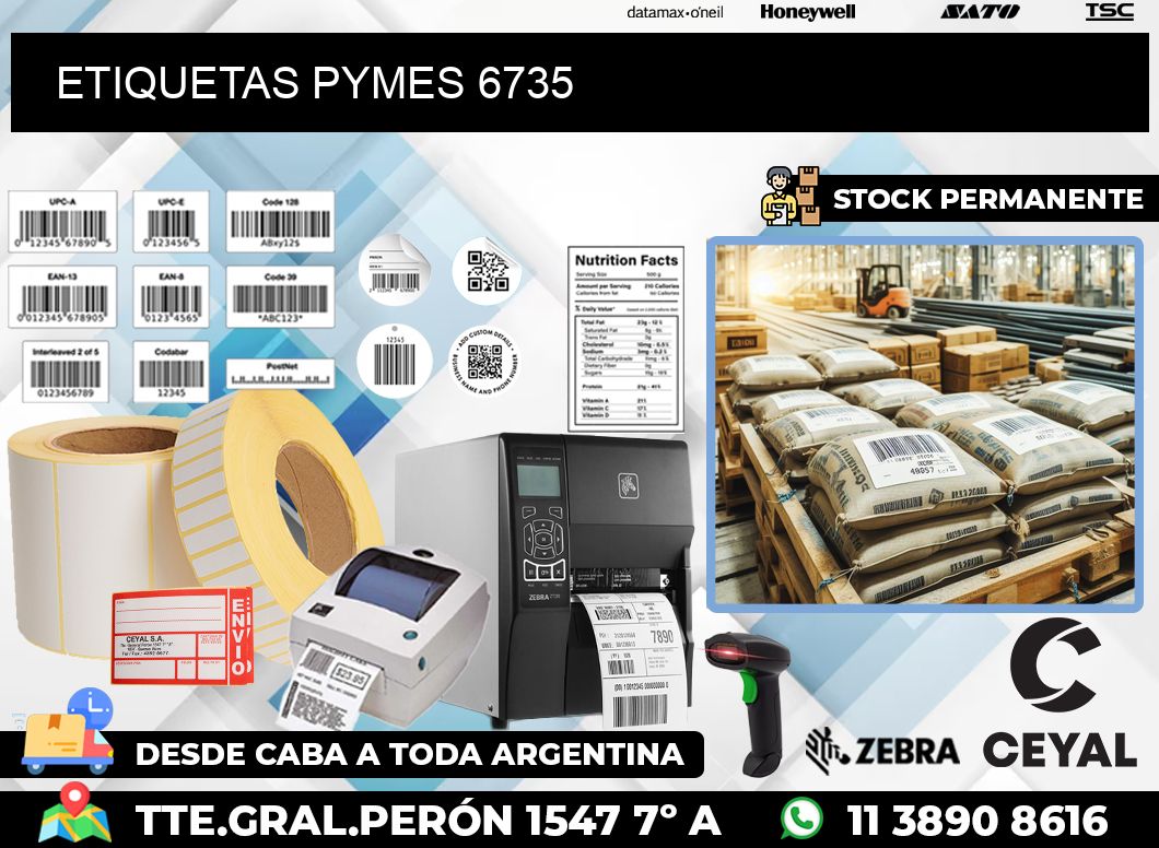 ETIQUETAS PYMES 6735