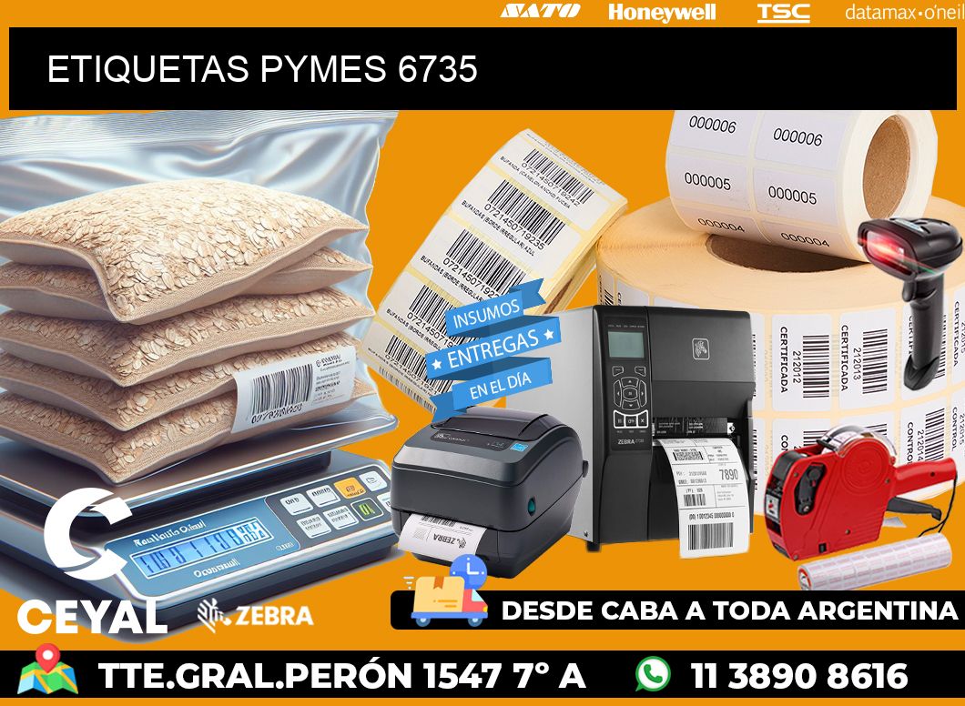 ETIQUETAS PYMES 6735
