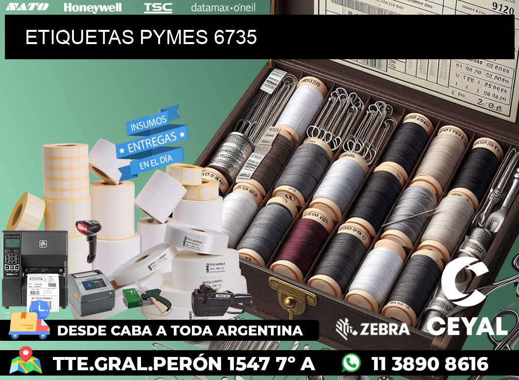 ETIQUETAS PYMES 6735