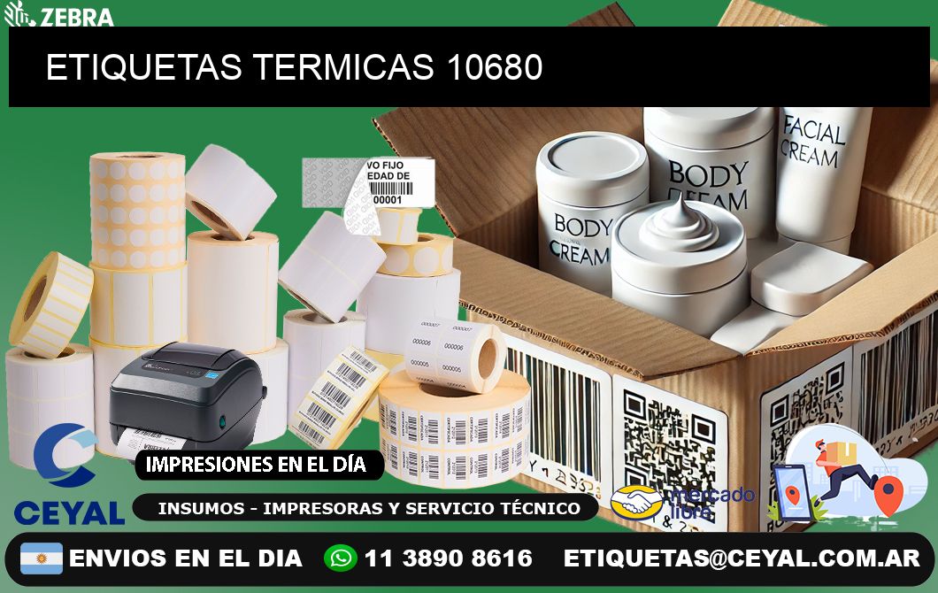 ETIQUETAS TERMICAS 10680