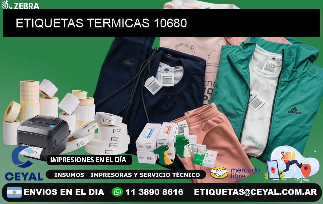 ETIQUETAS TERMICAS 10680