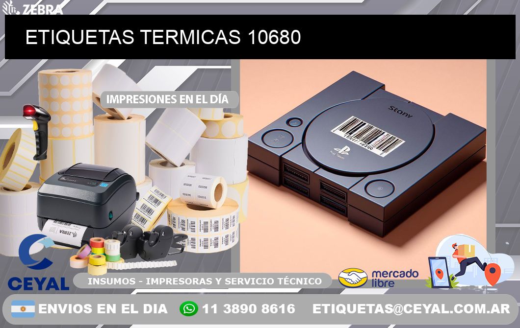 ETIQUETAS TERMICAS 10680