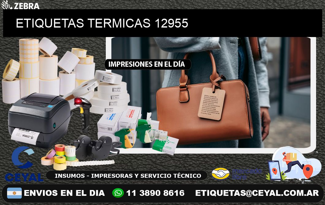 ETIQUETAS TERMICAS 12955
